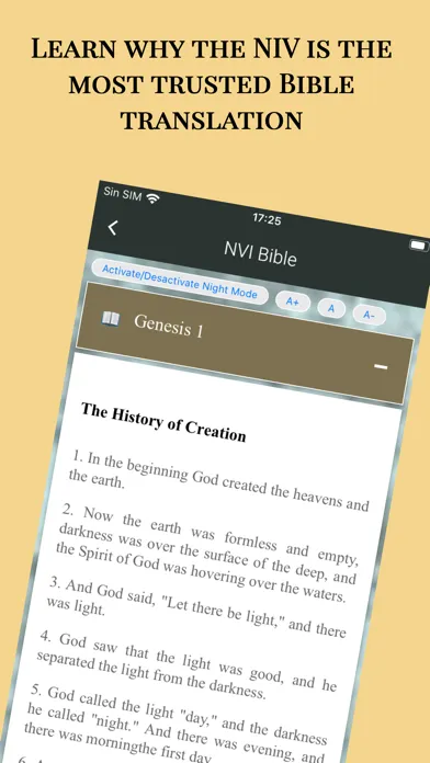 Capturas de pantalla de NIV Bible Offline in English