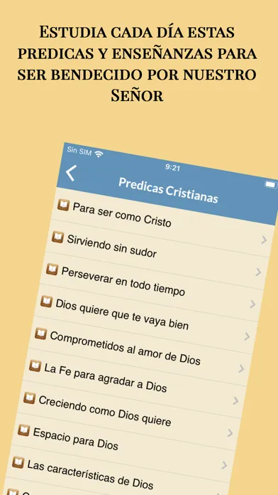 Predicas y Enseñanzas Bíblicas Screenshots