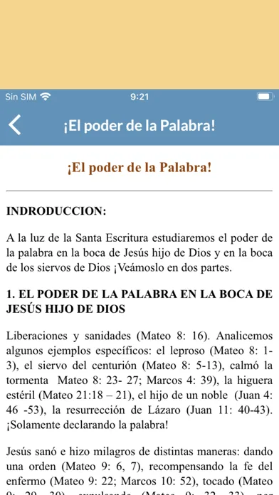 Predicas y Enseñanzas Bíblicas Screenshots
