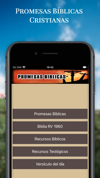 Ảnh chụp màn hình của Promesas Bíblicas y Biblia