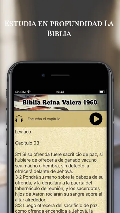 Ảnh chụp màn hình của Promesas Bíblicas y Biblia