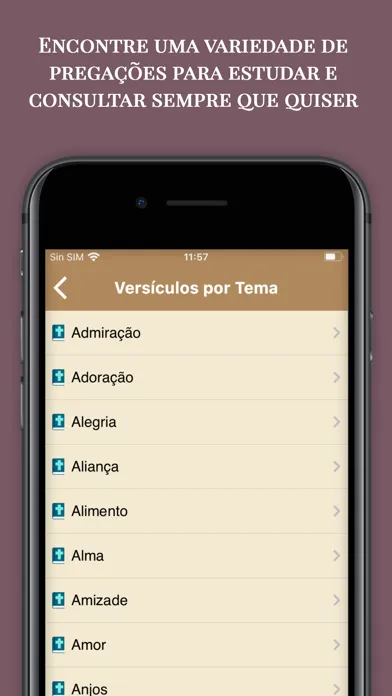 Temas Bíblicos para Pregar应用截图