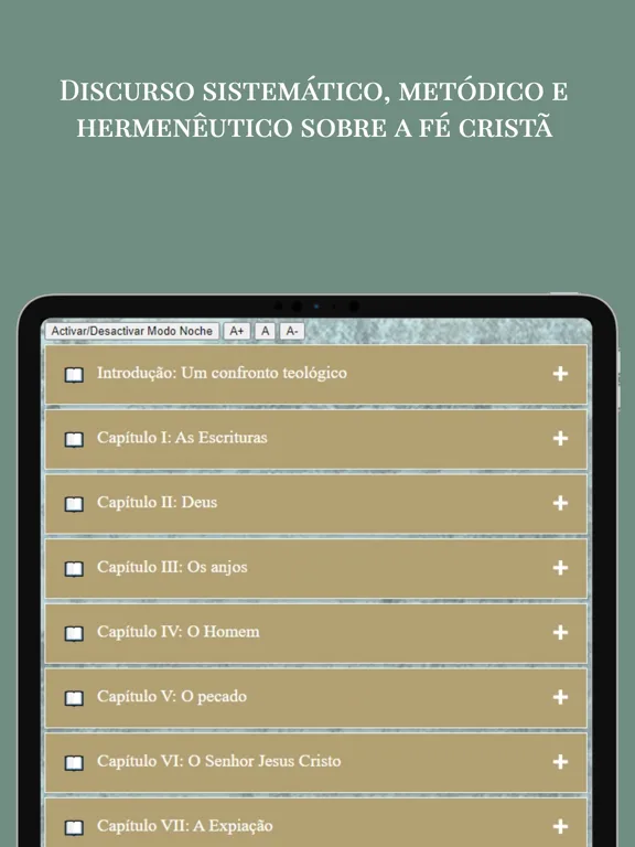 Teologia Bíblica e Sistemática iPad  स्क्रीनशॉट
