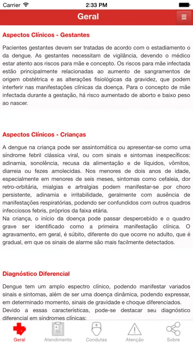 DENGUE - Manejo Clínico - Adulto e Criança Ekran Görüntüleri