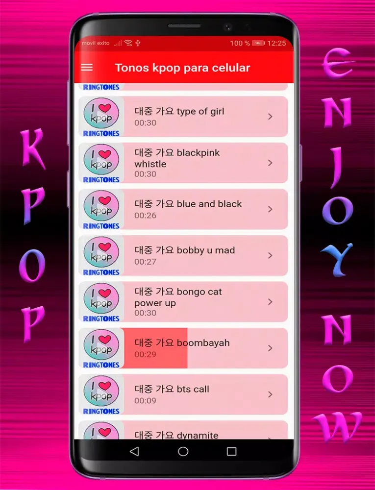 Kpop ringtones for mobile Screenshots
