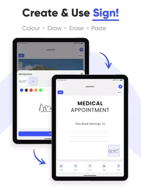 PDF Scanner: Filler & Reader iPad  Screenshots