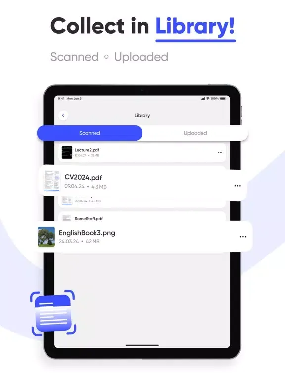 PDF Scanner: Filler & Reader iPad  Screenshots