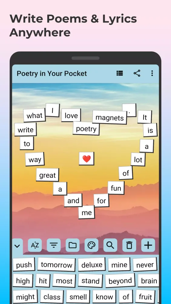 Poetry Magnets Screenshots