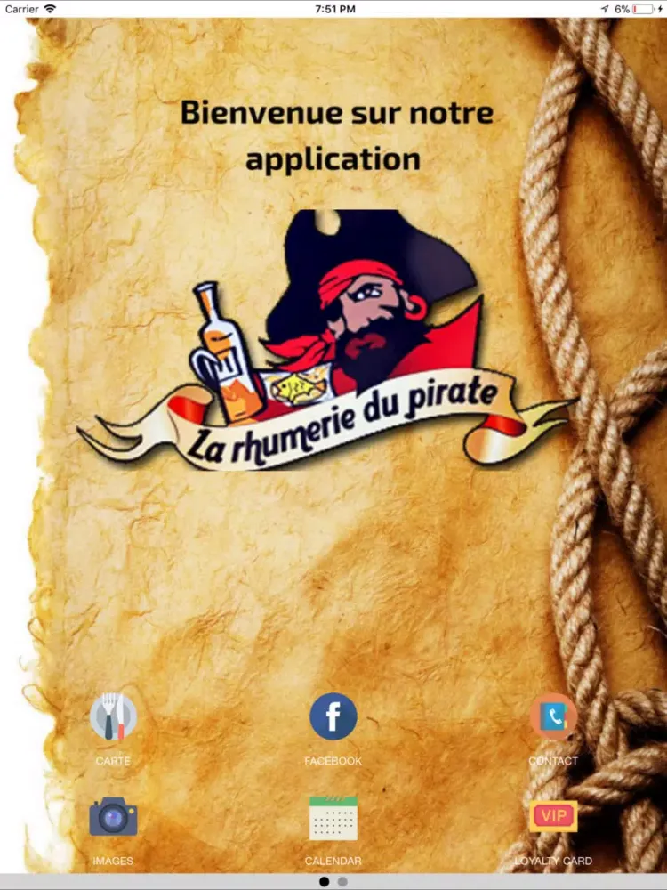 La Rhumerie du Pirate iPad  스크린샷