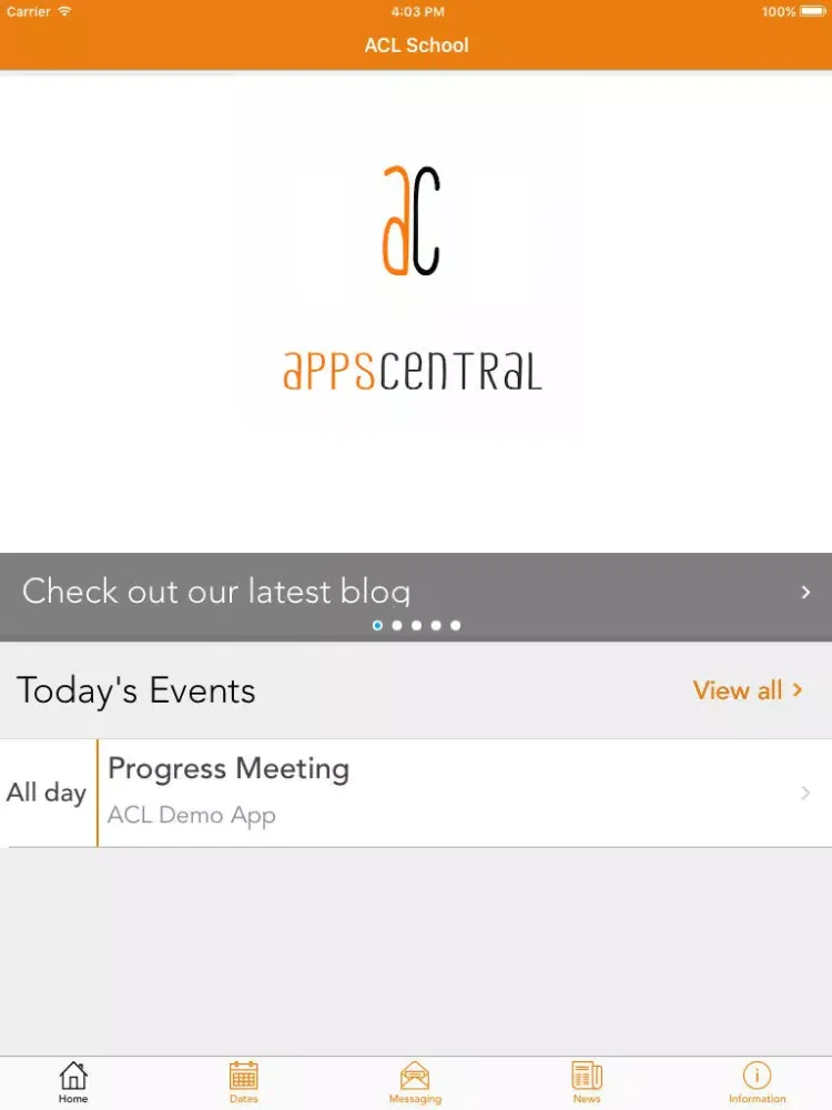 ACL School iPad  سکرین شاٹس