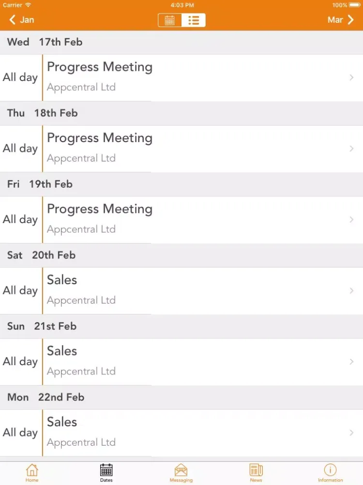 ACL School iPad  سکرین شاٹس