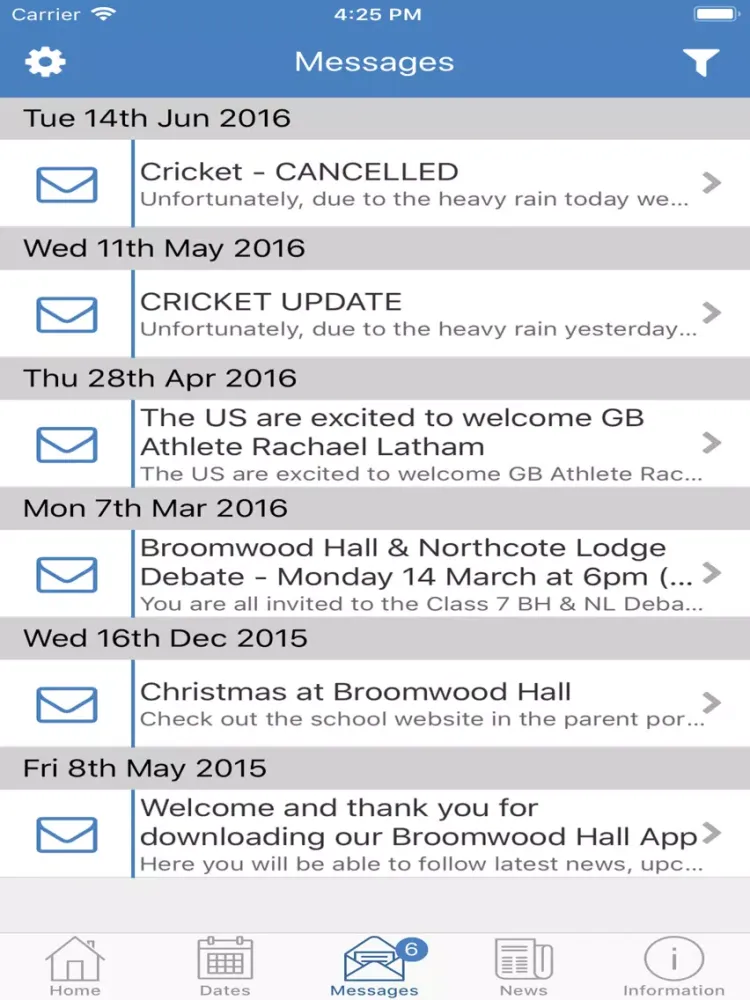 Broomwood Hall iPad  سکرین شاٹس