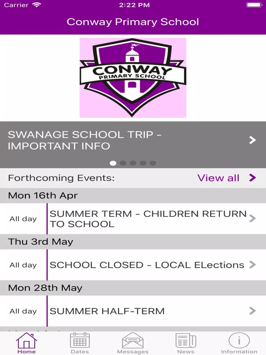 Conway Primary School iPad 应用截图