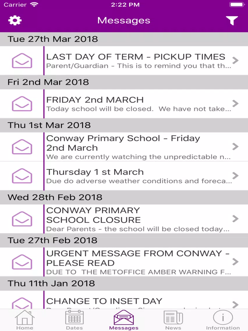 Conway Primary School iPad 应用截图