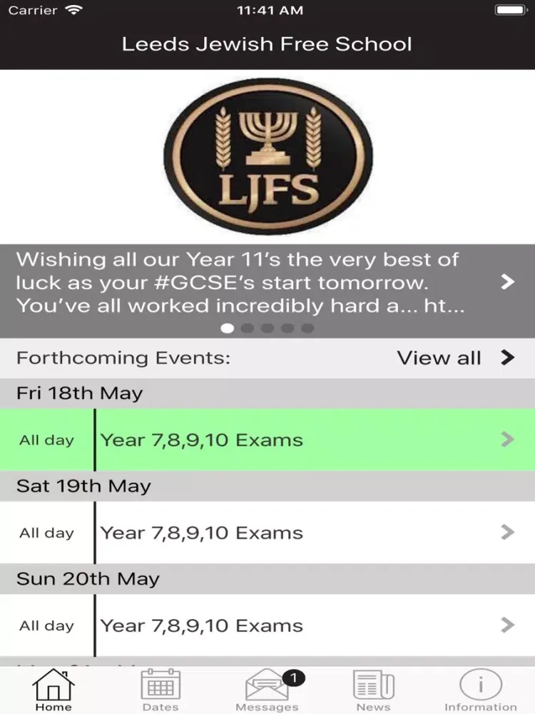 Leeds Jewish Free School iPad 应用截图