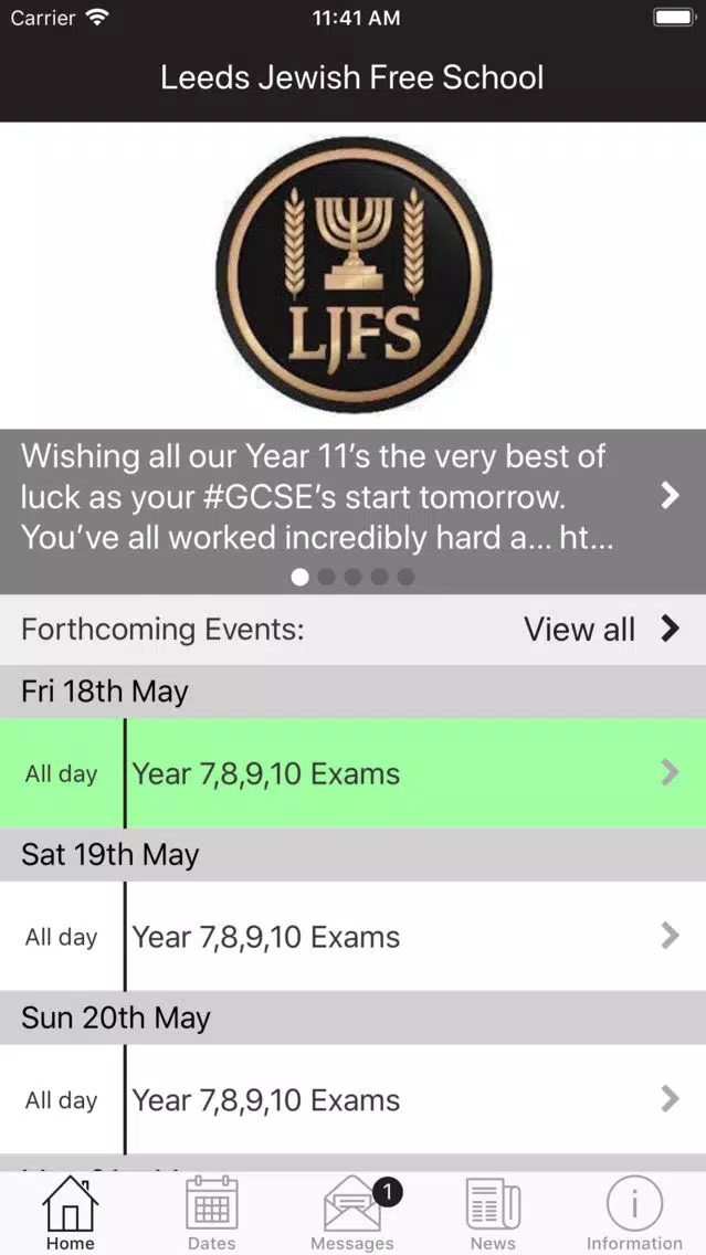 Leeds Jewish Free School スクリーンショット