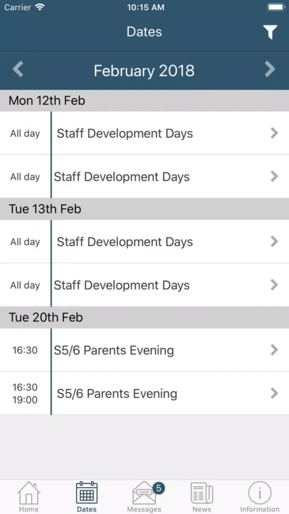 Stirling High School Screenshots