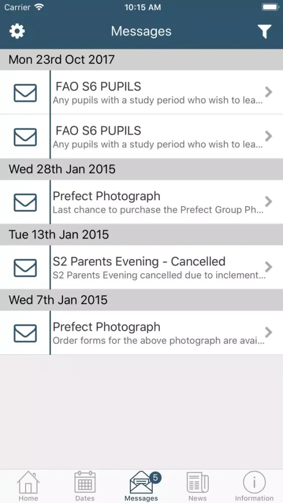 Stirling High School Screenshots