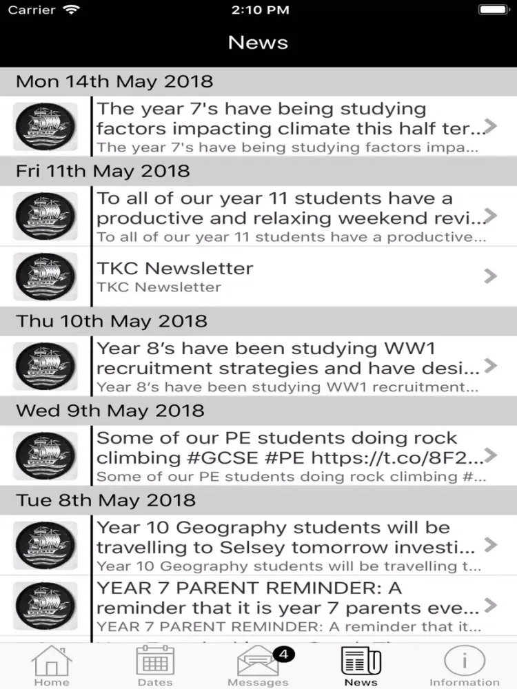 Thomas Knyvett College iPad 应用截图