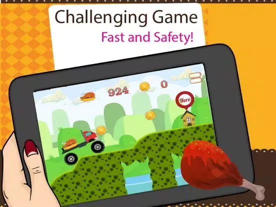 Chicken Delivery - Roast chicken serving truck simulator iPad  Screenshots