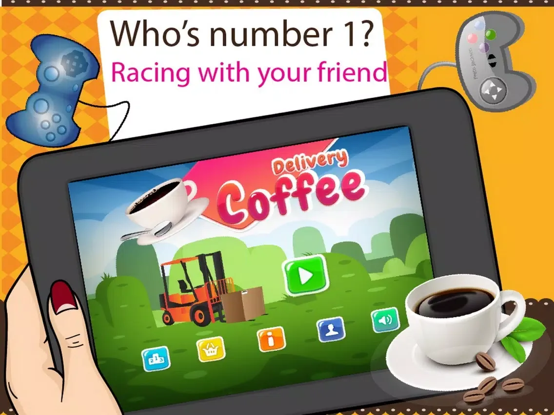 Capturas de tela do Coffee Delivery - Hot coffee serving by coffeehouse to home iPad 