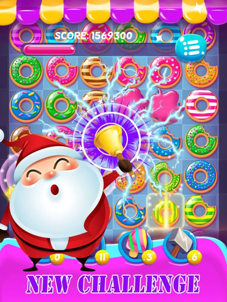 Donut dazzle jam - Fairy cakes for puzzle mania iPad  स्क्रीनशॉट