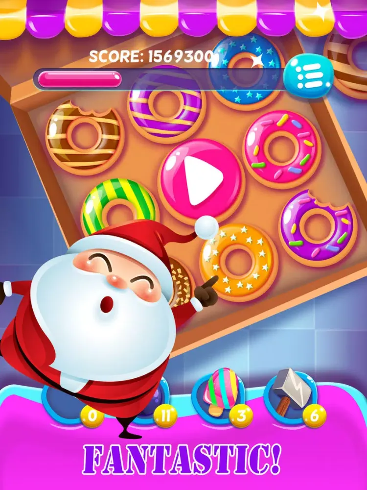Donut dazzle jam - Fairy cakes for puzzle mania iPad  स्क्रीनशॉट