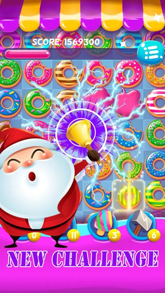 Donut dazzle jam - Fairy cakes for puzzle mania स्क्रीनशॉट