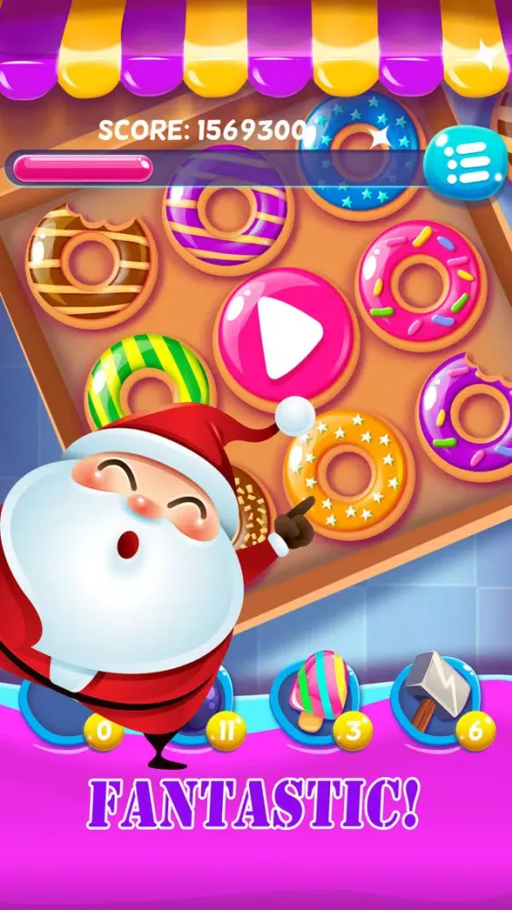 Donut dazzle jam - Fairy cakes for puzzle mania स्क्रीनशॉट