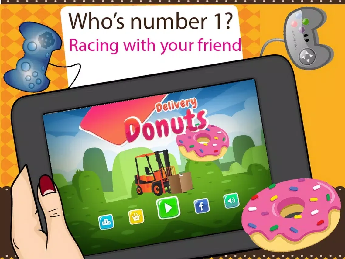 Captures d'écran de Donuts delivery - Serving delicious doughnut to you iPad 