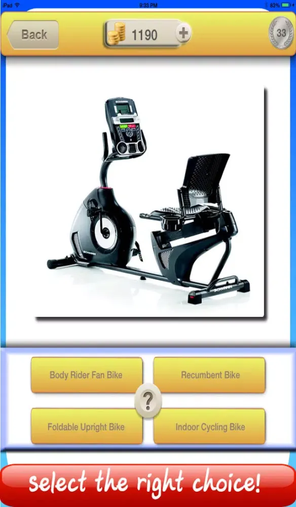 Exercising Fitness Tools Quiz स्क्रीनशॉट