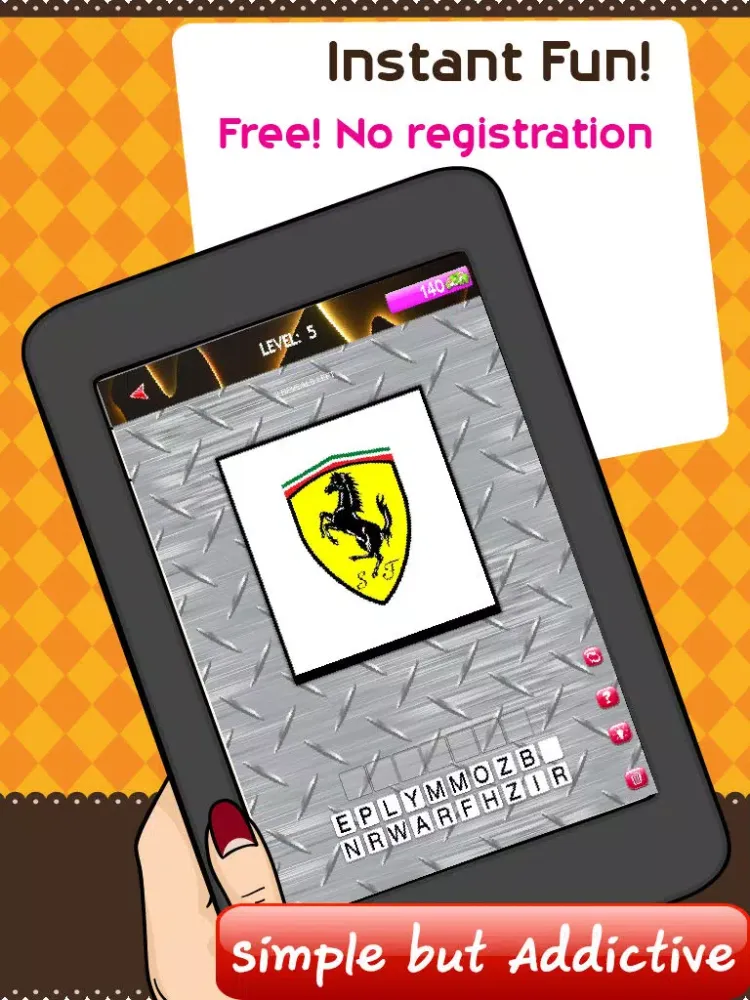 Zrzuty ekranu Guess The Car Logos - Automobile logotype name quiz iPad 