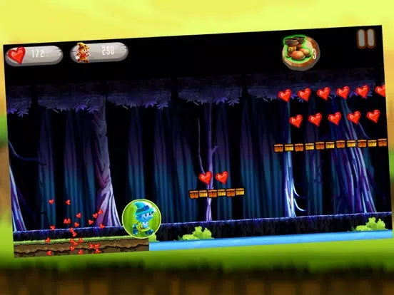 Jungle Adventures World : The cute Elf endless run and jump free games for kids iPad  स्क्रीनशॉट