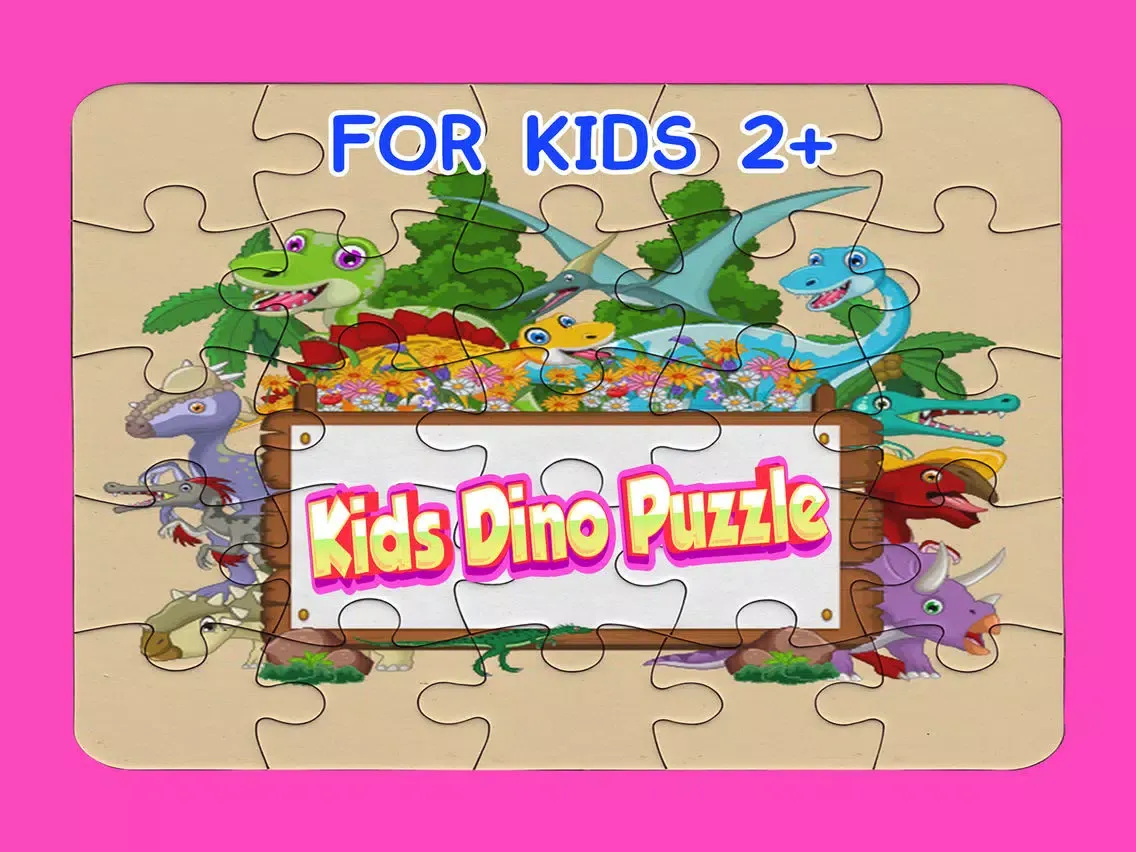 صور Kids dinosaur puzzle games for toddlers iPad 