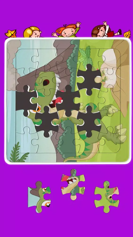 صور Kids dinosaur puzzle games for toddlers