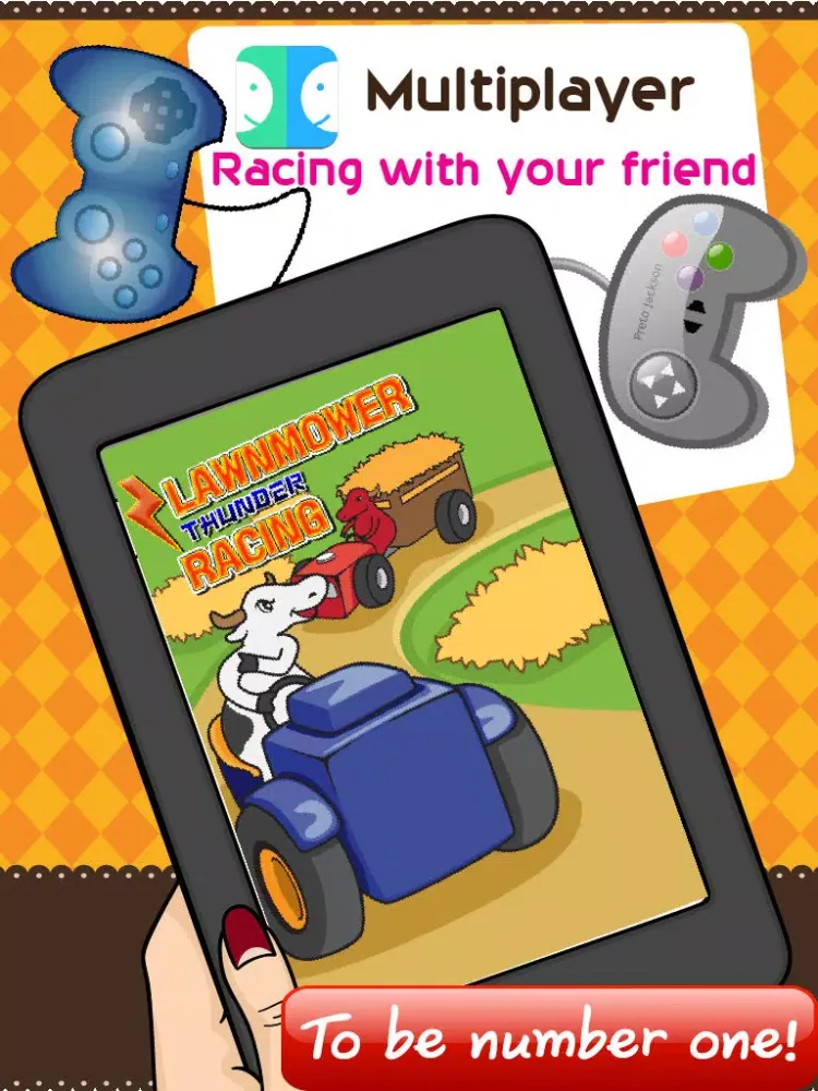 Lawnmower Racing Kart Grand Prix iPad  スクリーンショット