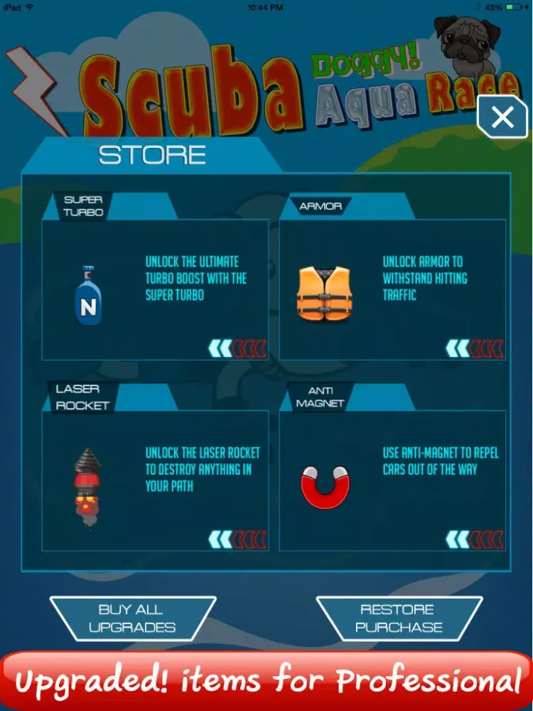 تصاویر Scuba Doggy Aqua Race - Mega fun adventure divers game iPad 