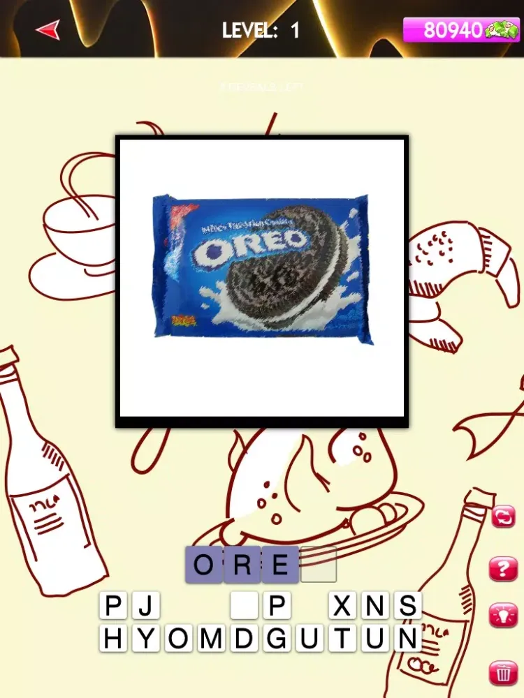 Snack time quiz - Guess the food iPad  स्क्रीनशॉट
