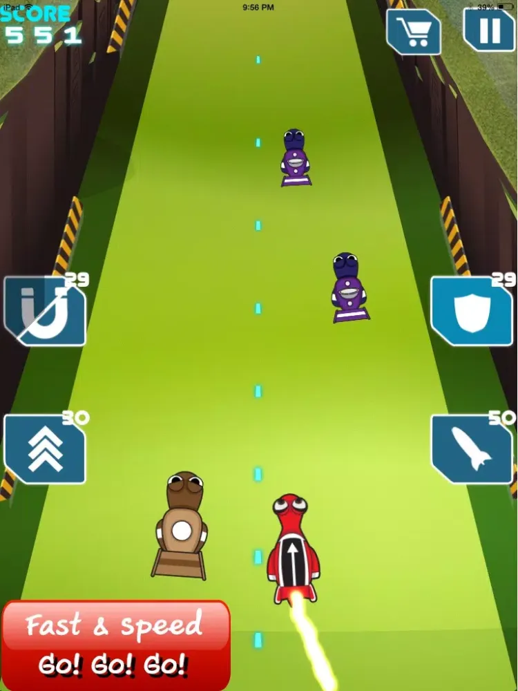 Snail Turbo Racing - Free Cool Speedway Cargame iPad  سکرین شاٹس