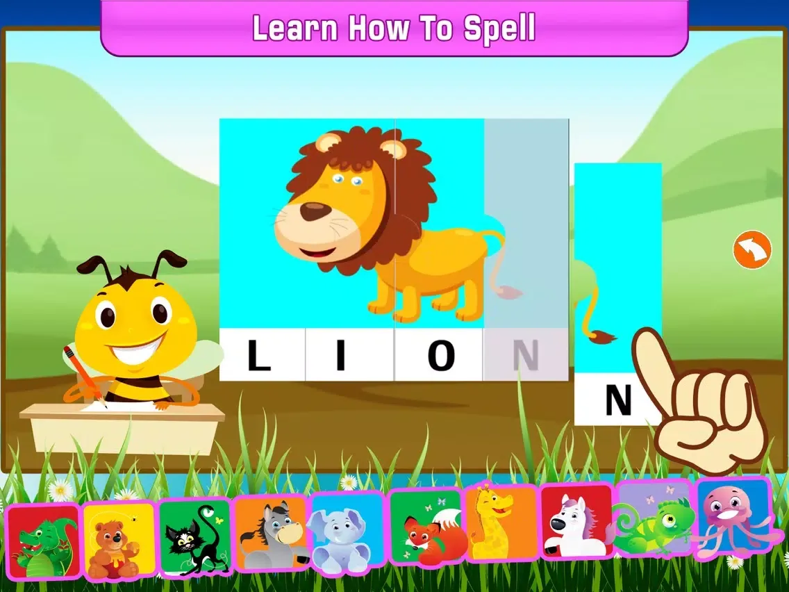 Learn Spelling English Words iPad  Screenshots
