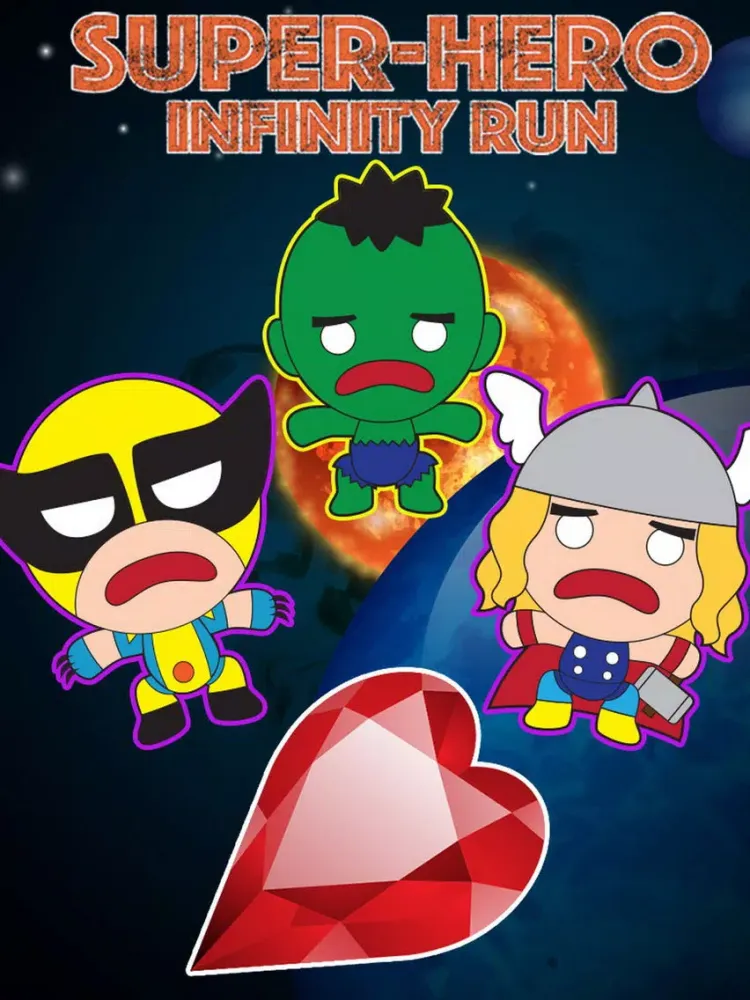 Super-Hero Infinity Run - for Captain America and Iron Man iPad  Screenshots