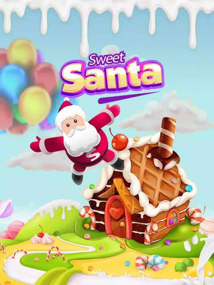 Sweet Santa Candy - New match 3 best game puzzle iPad  स्क्रीनशॉट