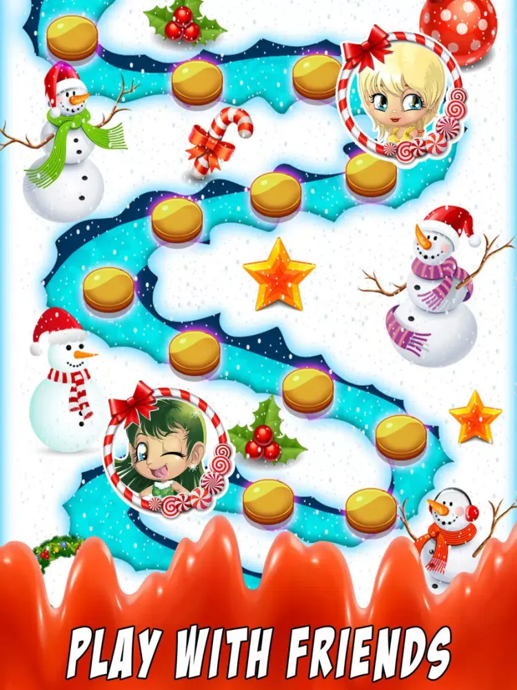 Sweet Santa Candy - New match 3 best game puzzle iPad  स्क्रीनशॉट