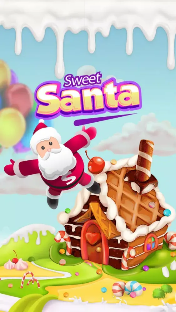 Sweet Santa Candy - New match 3 best game puzzle स्क्रीनशॉट