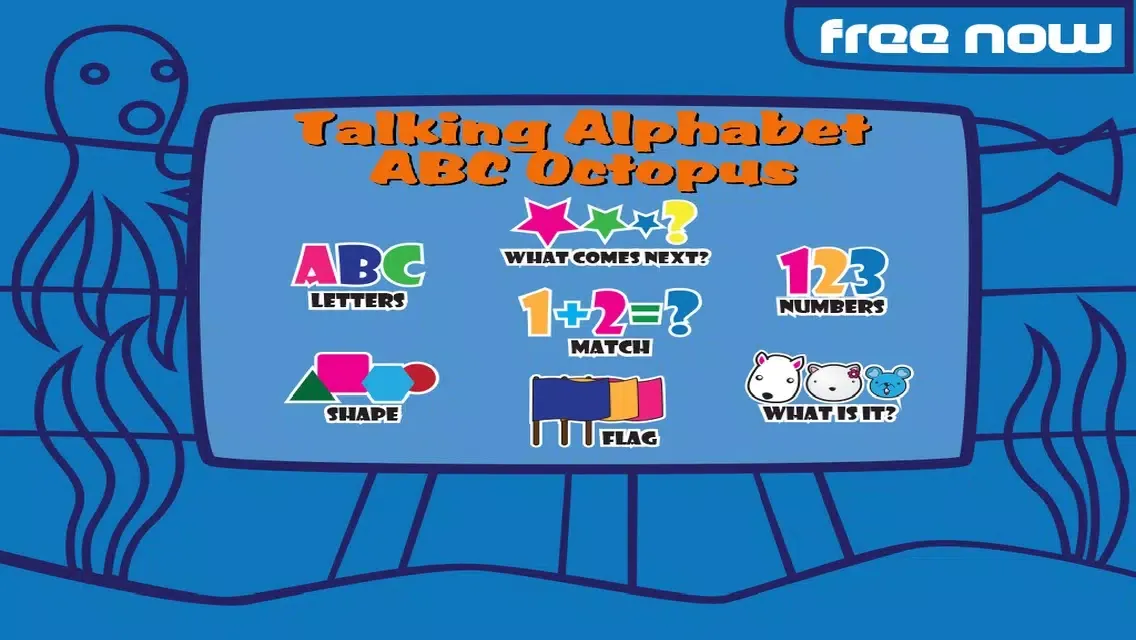 Ảnh chụp màn hình của Talking Alphabet ABC Octopus