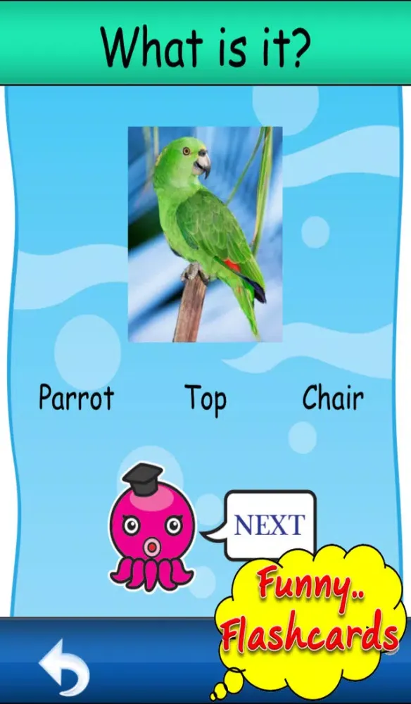 Ảnh chụp màn hình của Talking Alphabet ABC Octopus