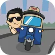 Taxi Racing Gone - Free Crazy Tuk Tuk Race Game
