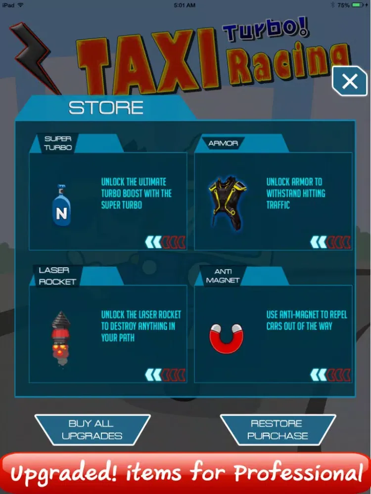 Taxi Racing Gone - Free Crazy Tuk Tuk Race Game iPad 应用截图
