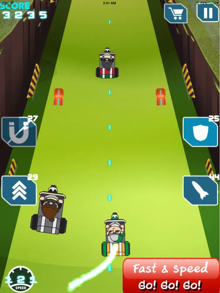 Taxi Racing Gone - Free Crazy Tuk Tuk Race Game iPad 应用截图