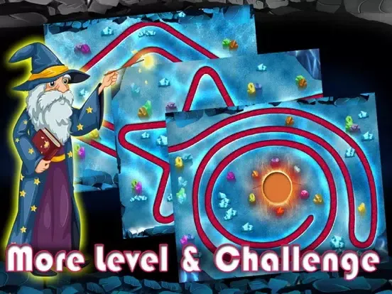 Zrzuty ekranu Wizard of OZ - for Gem marble shooter match 3 game iPad 